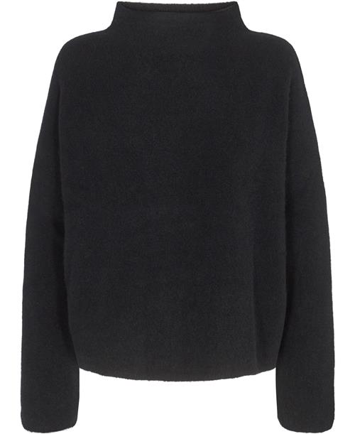 Filippa K Mika Yak Funnelneck Sweater Kvinde Black Rullekraver Str L - hos Magasin