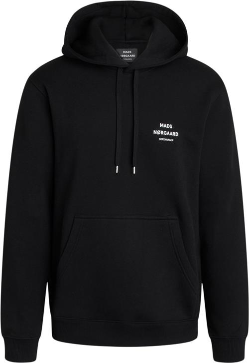 Se Mads Nørgaard - Copenhagen Standard Hoodie Logo Sweat Mand Sort Hoodies Str XXL - hos Magasin ved Magasin