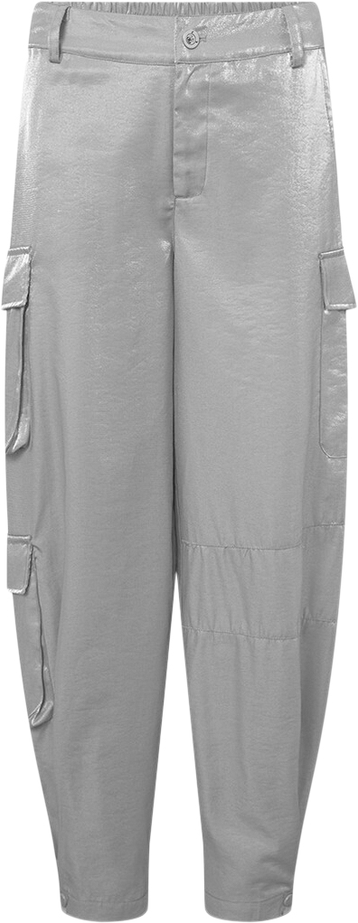 HUNKØN Patrice Cargo Pants Kvinde Silver Cargo Bukser Str S - hos Magasin