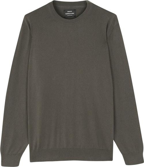 Mads Nørgaard - Copenhagen Tight Cotton Karsten Knit Mand Mørke Grøn Sweaters Str XXL - hos Magasin