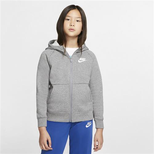 Se Nike Sportswear Full Zip Haettetroje 122-128 / XS - Sweatshirts & Hættetrøjer Bomuld hos Magasin ved Magasin