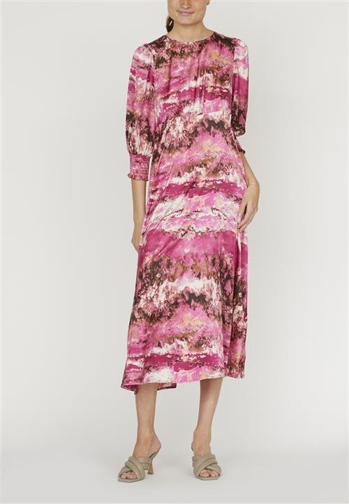 Love&Divine Love91416 Kvinde Pink Marble Midi Kjoler Str XS - hos Magasin