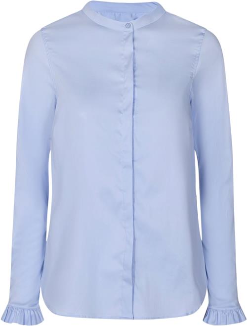 Se Mos Mosh Mattie Shirt Kvinde Light Blue Langærmede Skjorter Str XXL - hos Magasin ved Magasin