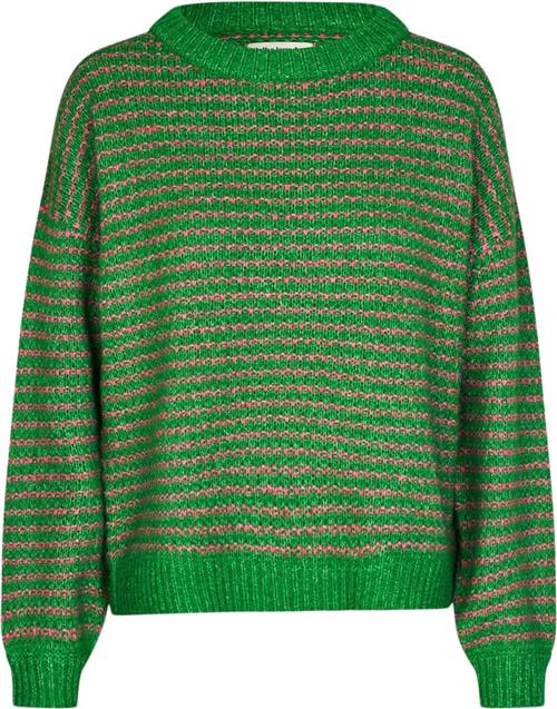 Lollys Laundry Terryll Knit Jumper LS Kvinde Green Sweaters Str XS - hos Magasin