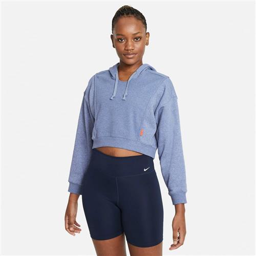 Se Nike Dri Fit Fleece Cropped Traeningshaettetroje L - Hættetrøjer & Sweatshirts hos Magasin ved Magasin