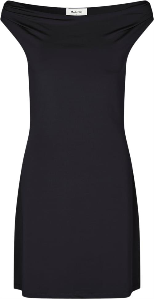 Modström Himamd Offshoulder Dress Kvinde Sort Korte Kjoler Str XS - hos Magasin