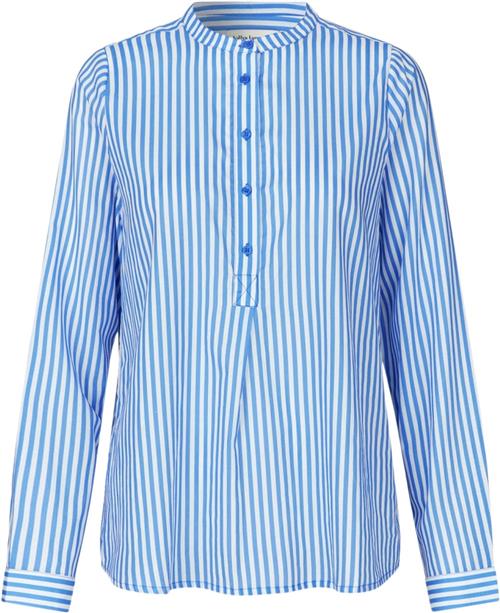 Se Lollys Laundry Luxll Shirt LS Kvinde Stripe Langærmede Skjorter Str L - hos Magasin ved Magasin