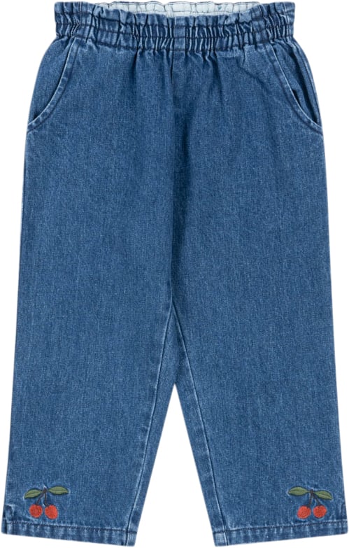 Konges Sløjd Magot Frill Pants Gots Str 12M - S15018 Jeans Bomuld hos Magasin