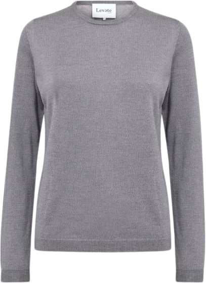 Se Levete room Lrismaila 2 Kvinde L9906 - Dark Grey Melange Sweaters Str XS - hos Magasin ved Magasin