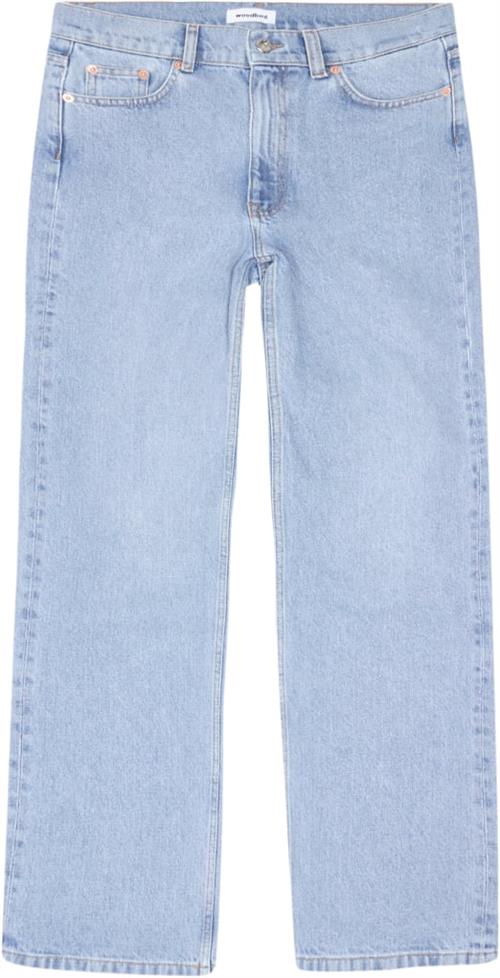 Woodbird Carla Doone Jeans Kvinde Washed Blue Boyfriend Jeans Str 30 / 33 - Bomuld hos Magasin