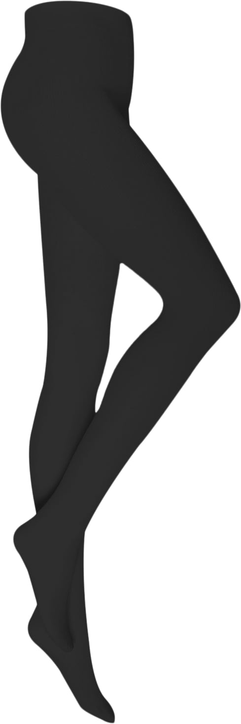 Wolford Mary Cotton Rib Tights Strømpebukser Str S - hos Magasin