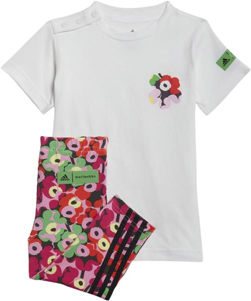 adidas Adidas x Marimekko Summer sæt, Tshirt + Leggings 92 - Træningssæt Bomuld hos Magasin