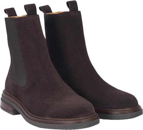 ANGULUS Støvle med Elastik Kvinde 2193/046 Brown/brown Chelsea Boots Str 41 - Læder hos Magasin