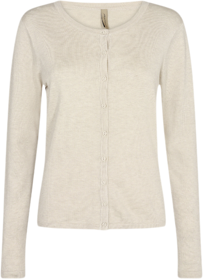 soyaconcept Scdollie 446 Cardigan Creme Kvinde 91620 Creme Cardigans Str L - Nylon hos Magasin