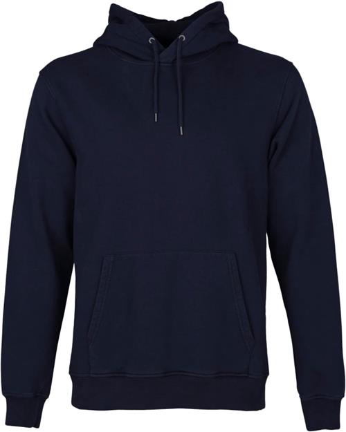 Colorful Standard Classic Organic Hood Mand Navy Blue Hoodies Str XL - Bomuld hos Magasin