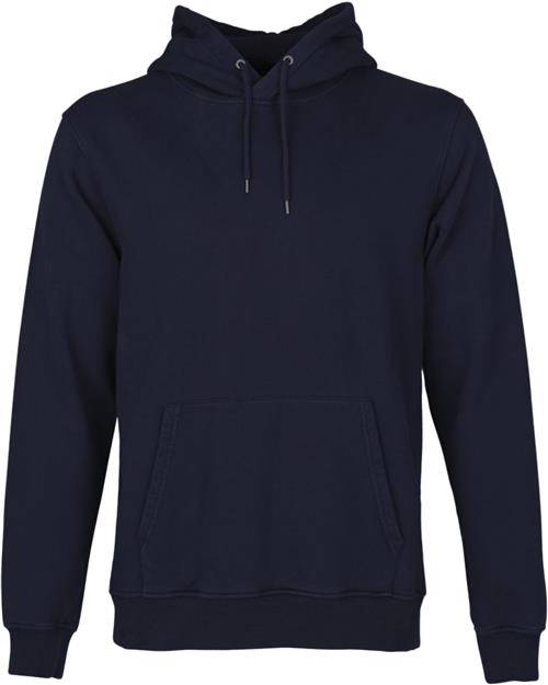 Colorful Standard Classic Organic Hood Mand Navy Blue Hoodies Str XXL - Bomuld hos Magasin