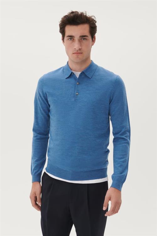 Se Matinique Maklint Mand Dust Blue Melange Sweaters Regular Fit Str L - hos Magasin ved Magasin