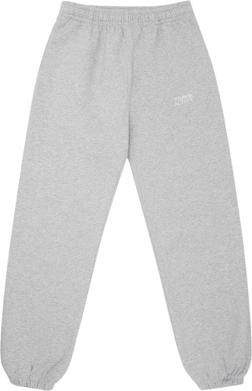 7 Days Active Organic Fitted Sweatpants Kvinde 022 Heather Grey Sweatpants Str XS - hos Magasin