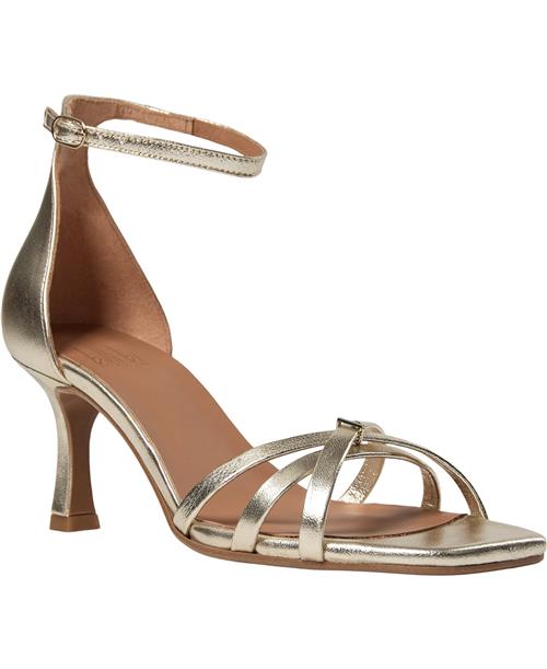 Billi Bi Sandal A6134 Kvinde Champagne Nappa 004 Højhælede Sandaler Str 41 - hos Magasin