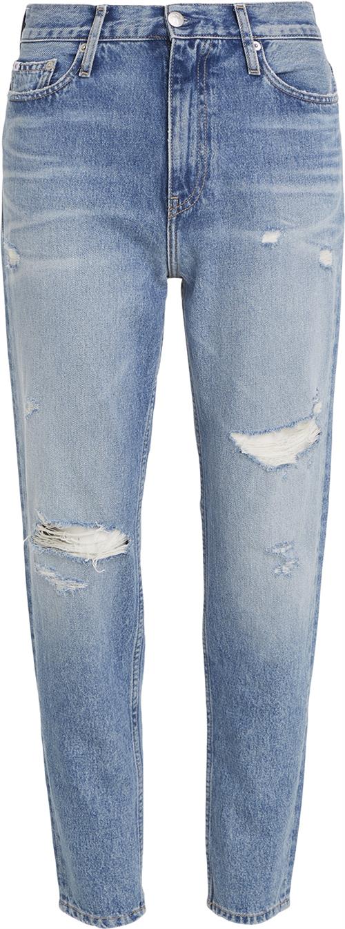 Se Calvin Klein MOM Jean Kvinde 1aa Straight Jeans Str 34/NI - hos Magasin ved Magasin