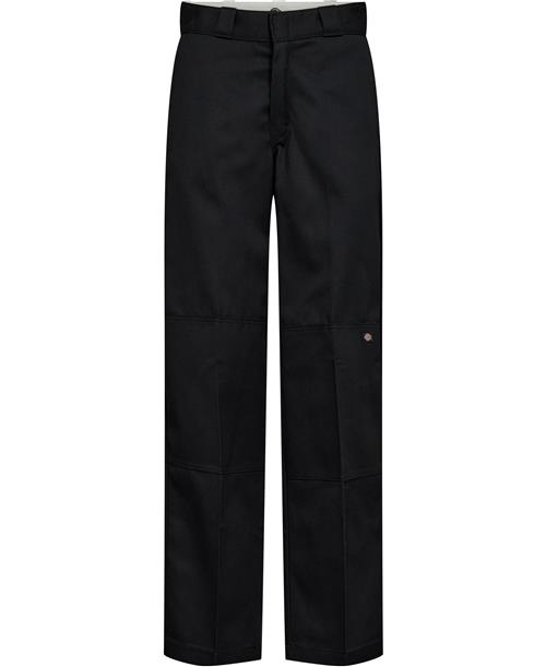 Dickies Double Knee Work Pant Black Kvinde Black Bukser Med Brede Ben Str W34 L32 - hos Magasin