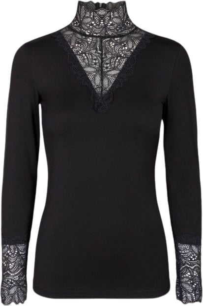 soyaconcept Scmarica 20 Kvinde 9999 Black Langærmede T-shirts Str L - hos Magasin