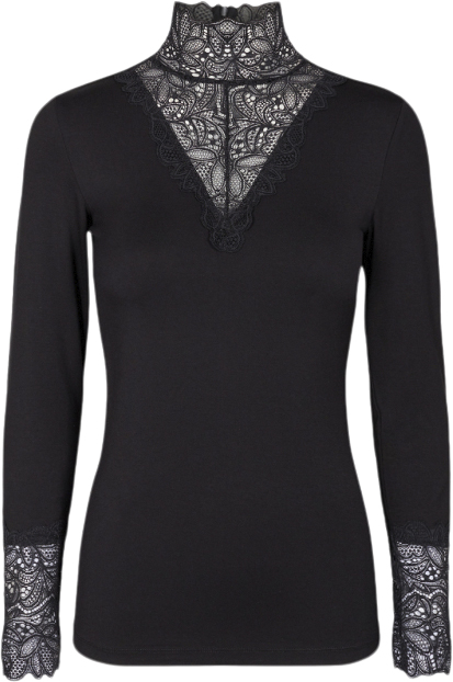 Se soyaconcept Scmarica 20 Kvinde 9999 Black Langærmede T-shirts Str M - hos Magasin ved Magasin