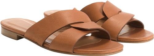 Dico Copenhagen Lulu Flats Kvinde Dark Tan Flade Sandaler Str 41 - hos Magasin