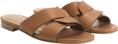 Dico Copenhagen Lulu Flats Kvinde Dark Tan Flade Sandaler Str 36 - hos Magasin