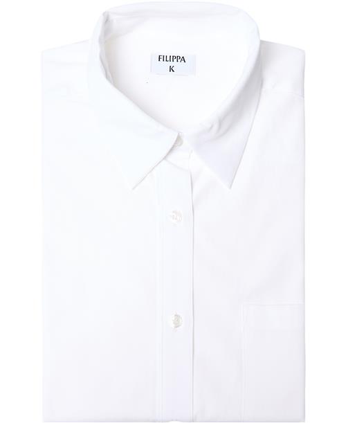 Se Filippa K Sammy Shirt Kvinde White Langærmede Skjorter Str 38 - hos Magasin ved Magasin