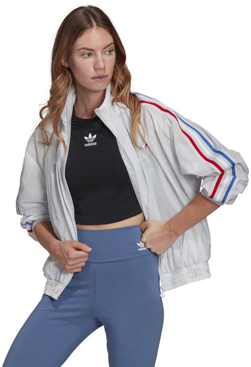 adidas Adicolor Tricolor Japona Træningsjakke 34 - Hættetrøjer & Sweatshirts Nylon hos Magasin