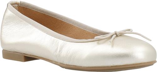 Cashott Caselvira Ballerina Metallic Leather Kvinde Champagne Ballerinaer Str 39 - Læder hos Magasin