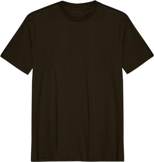 Knowledge Cotton Apparel Regular fit Basic tee Gots/vegan Mand Green Melange Kortærmede T-shirts Str XL - Bomuld hos Magasin