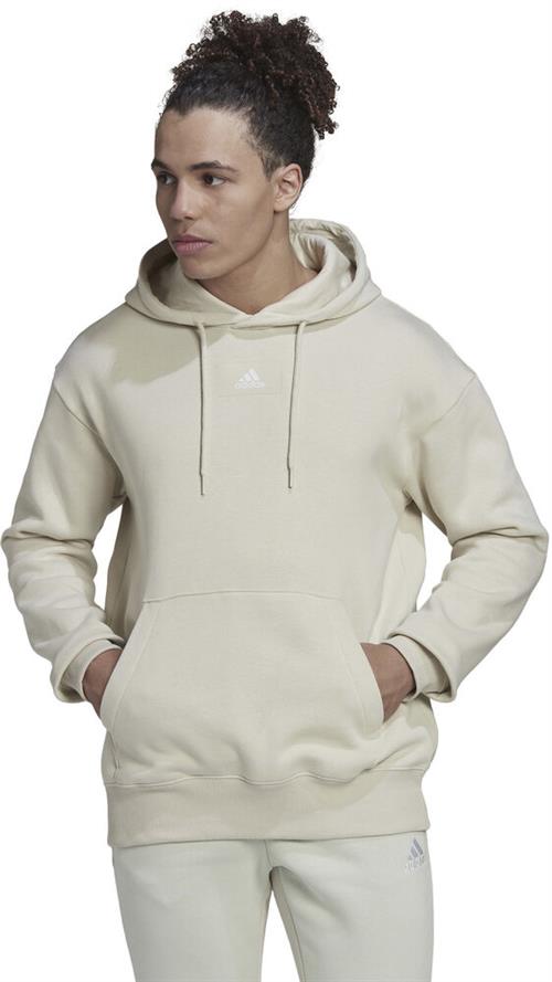 Se adidas Essentials Feelvivid Cotton Fleece Drop Shoulder Hættetrøje S - Hættetrøjer Bomuld hos Magasin ved Magasin