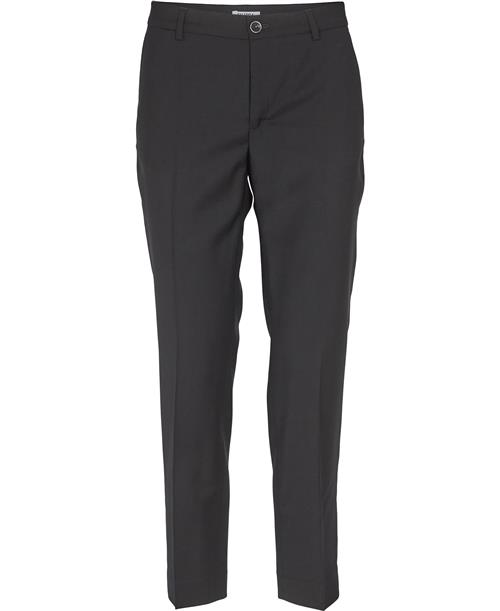 Se Filippa K Luisa Cropped Cool Wool Slacks Kvinde Black Bukser Med Lige Ben Str 38 - hos Magasin ved Magasin