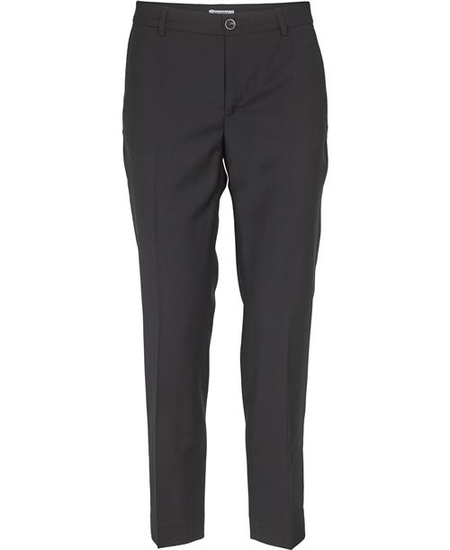 Se Filippa K Luisa Cropped Cool Wool Slacks Kvinde Black Bukser Med Lige Ben Str 34 - hos Magasin ved Magasin