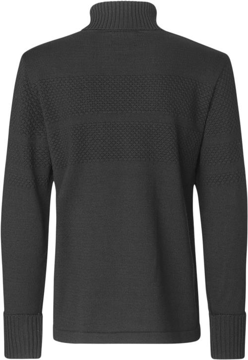 Mads Nørgaard - Copenhagen Wool Klemens Knit Mand Sort Turtlenecks Str S - Uld hos Magasin