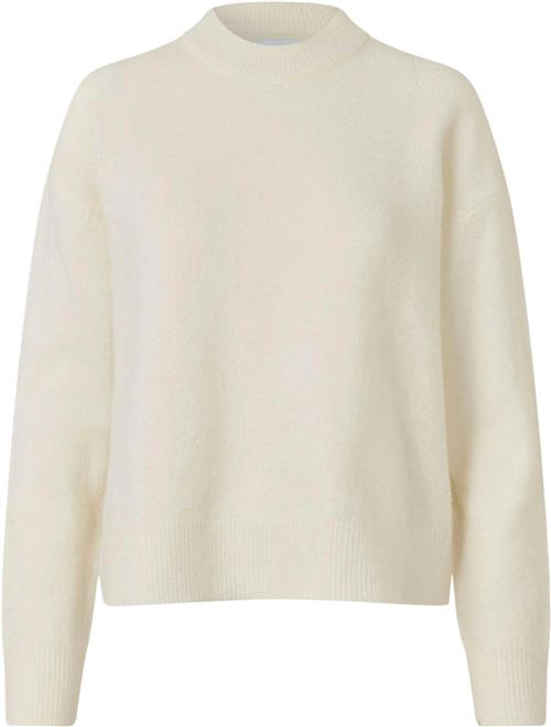 Samsøe Samsøe Anour on 7355 Kvinde Clear Cream Sweaters Str XL - hos Magasin