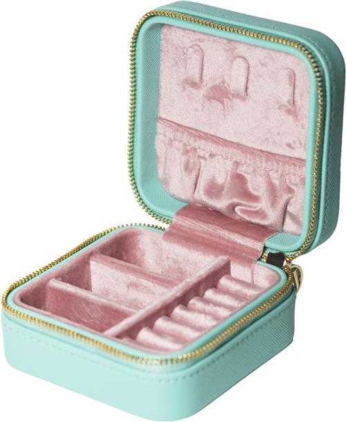 Sif Jakobs Jewellery Jewellery Travel BOX Piccolo Turquoise ONE SIZE - Smykkeopbevaring hos Magasin