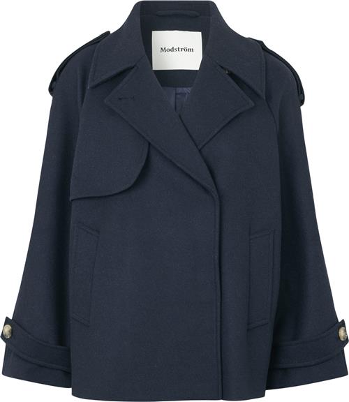 Se Modström Esmundmd Jacket Kvinde Navy Sky Overgangsjakker Str S - hos Magasin ved Magasin