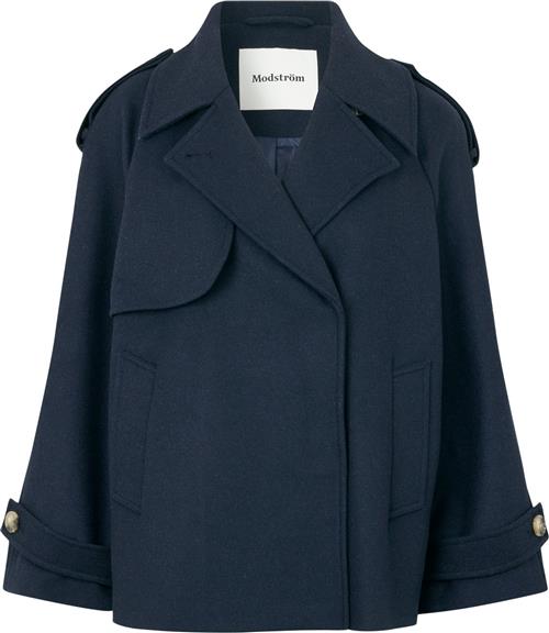 Modström Esmundmd Jacket Kvinde Navy Sky Overgangsjakker Str XL - hos Magasin