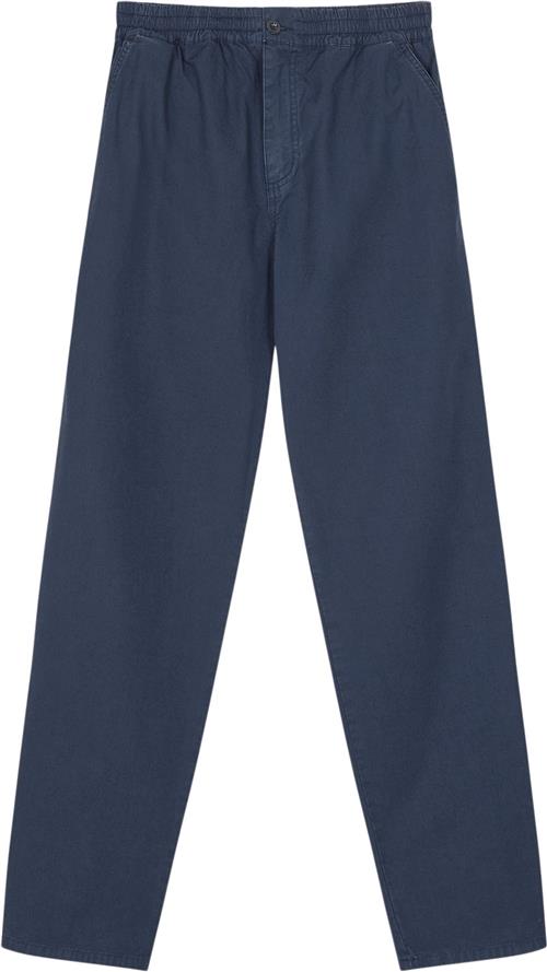 Se Mads Nørgaard - Copenhagen Fine Twill Hektor Pants Mand Blå Casual Bukser Str XL - hos Magasin ved Magasin