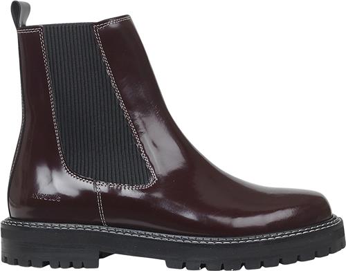 ANGULUS Støvle med Elastik Kvinde 1422/019 Amerone/sort Chelsea Boots Str 39 - hos Magasin