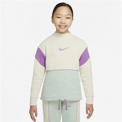 Se Nike Sportswear Fleece Mock Neck Sweatshirt 158-170 / XL - Sweatshirts & Hættetrøjer hos Magasin ved Magasin