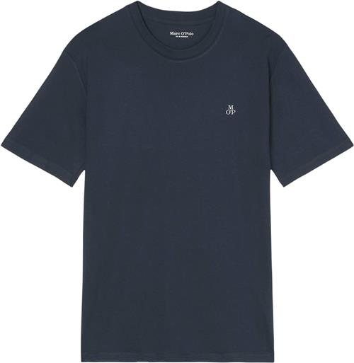 Marc O’Polo Tshirt, Short Sleeve, Logo Print Kvinde Dark Navy Kortærmede T-shirts Str M - hos Magasin