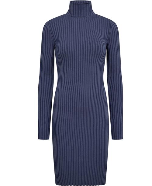 Wolford Merino Rib Dress Kvinde Dust Blue Korte Kjoler Str S Merino - hos Magasin