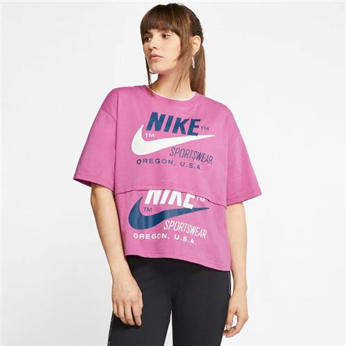 Nike Sportswear Icon Clash T Shirt S - Trænings T-shirts Bomuld hos Magasin