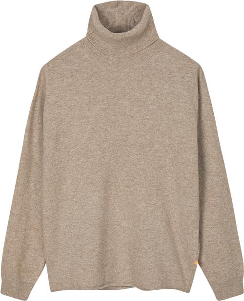 Mads Nørgaard - Copenhagen Eco Wool Kally Sweater Kvinde Sand Rullekraver Str S - hos Magasin