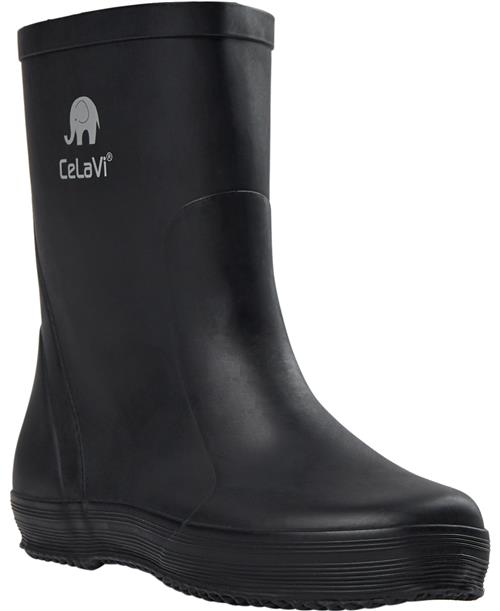 Se CeLaVi Basic Wellies Solid 106 Black Gummistøvler Str 32 - hos Magasin ved Magasin