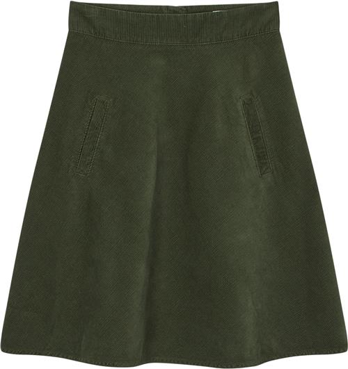 Mads Nørgaard - Copenhagen Mini Cord Stelly Skirt Kvinde Grøn Korte Nederdele Str 46 - hos Magasin